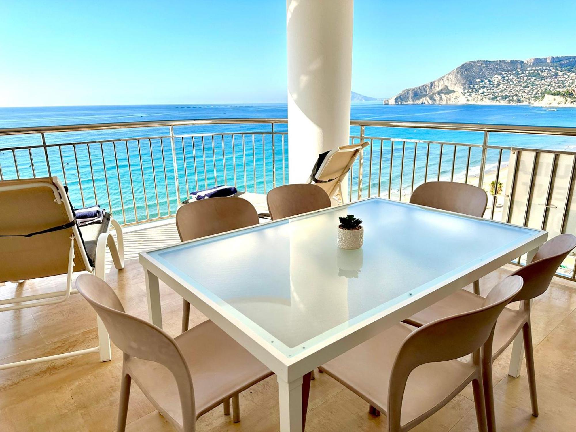 Porto Azul 10A Frontal Penon & Sea View First Line Arenal Beach Calpe Eksteriør bilde